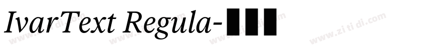 IvarText Regula字体转换 IvarText Regula字体转换